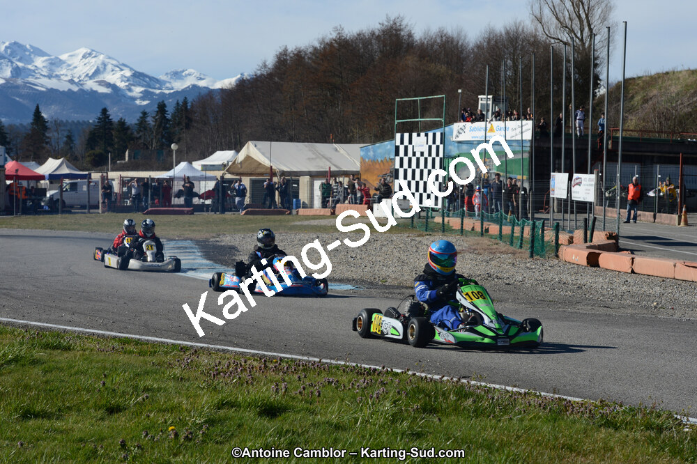 10/03/2013 : 1ère manche du Trophée Vincent Sanchez à Lavelanet (Photos Antoine Camblor) 2013 — karting