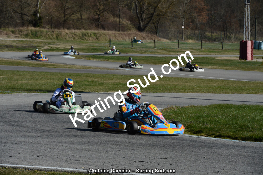 10/03/2013 : 1ère manche du Trophée Vincent Sanchez à Lavelanet (Photos Antoine Camblor) 2013 — karting