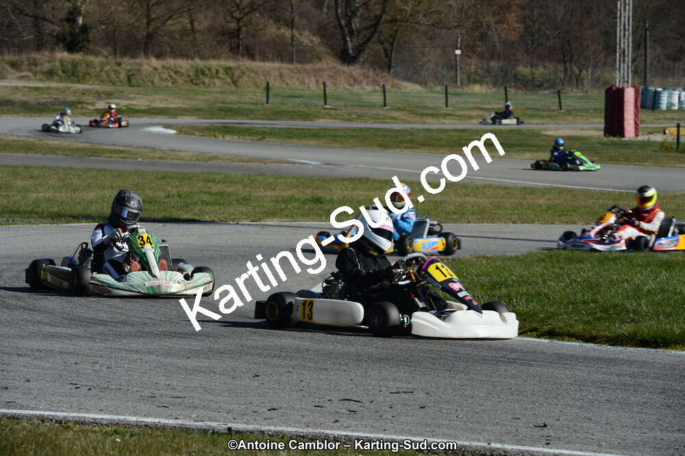 10/03/2013 : 1ère manche du Trophée Vincent Sanchez à Lavelanet (Photos Antoine Camblor) 2013 — karting