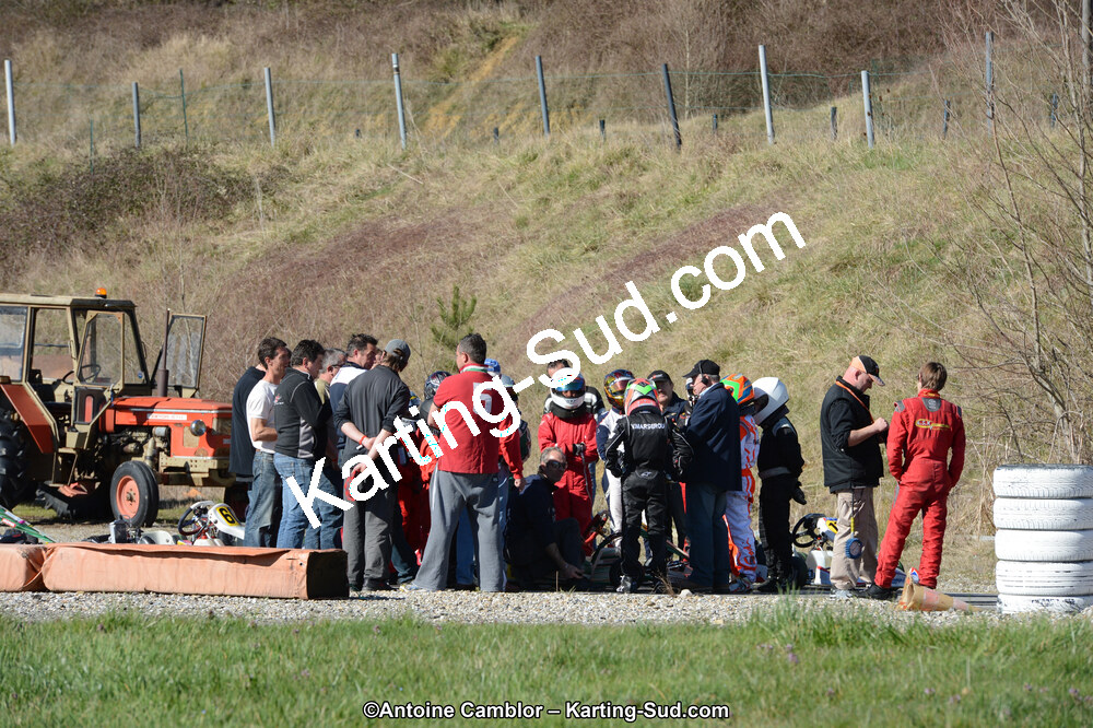 10/03/2013 : 1ère manche du Trophée Vincent Sanchez à Lavelanet (Photos Antoine Camblor) 2013 — karting