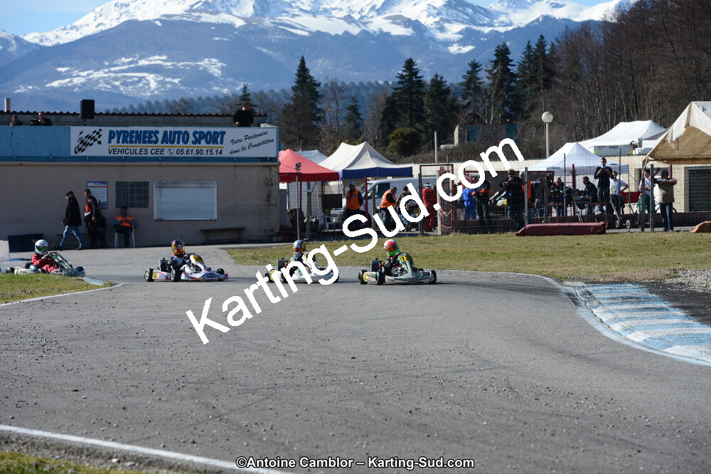 10/03/2013 : 1ère manche du Trophée Vincent Sanchez à Lavelanet (Photos Antoine Camblor) 2013 — karting