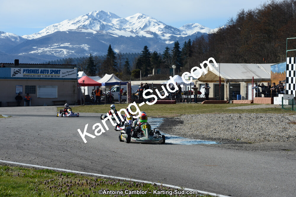 10/03/2013 : 1ère manche du Trophée Vincent Sanchez à Lavelanet (Photos Antoine Camblor) 2013 — karting