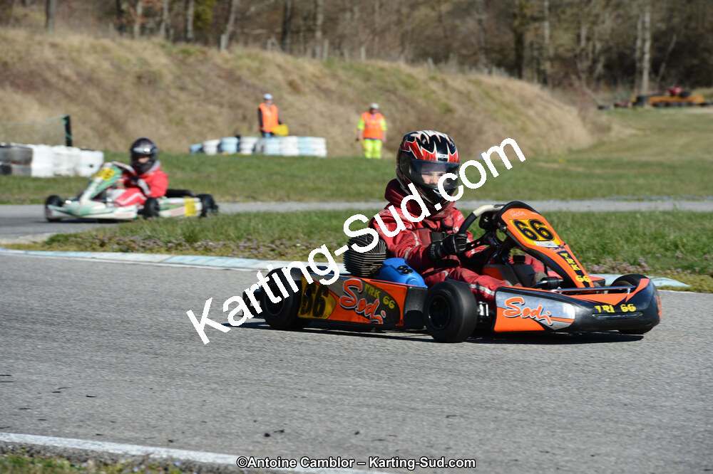 10/03/2013 : 1ère manche du Trophée Vincent Sanchez à Lavelanet (Photos Antoine Camblor) 2013 — karting