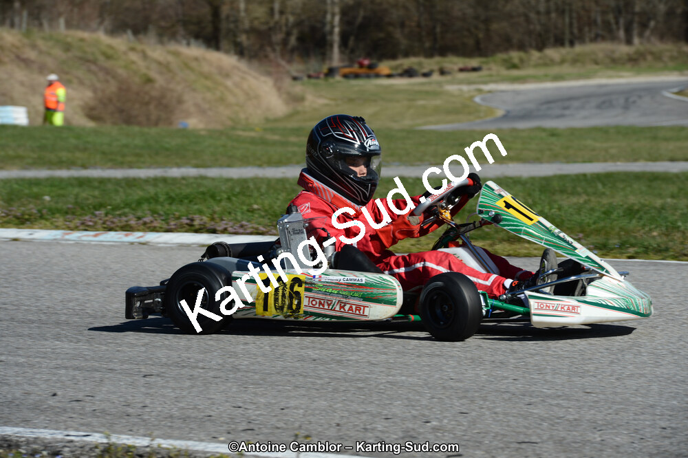 10/03/2013 : 1ère manche du Trophée Vincent Sanchez à Lavelanet (Photos Antoine Camblor) 2013 — karting