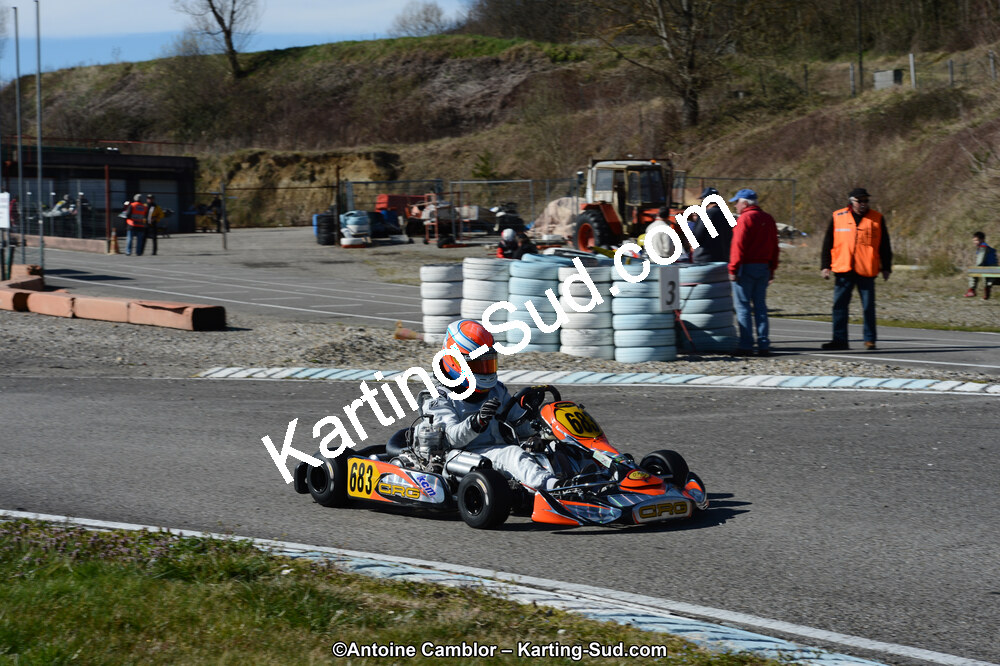 10/03/2013 : 1ère manche du Trophée Vincent Sanchez à Lavelanet (Photos Antoine Camblor) 2013 — karting