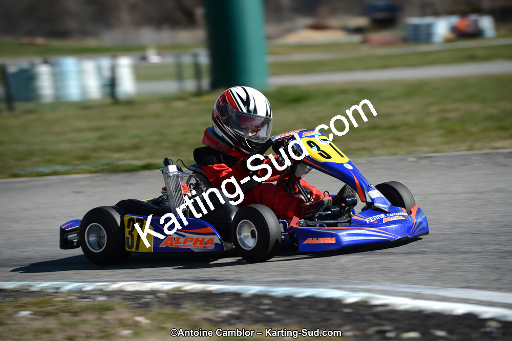 10/03/2013 : 1ère manche du Trophée Vincent Sanchez à Lavelanet (Photos Antoine Camblor) 2013 — karting