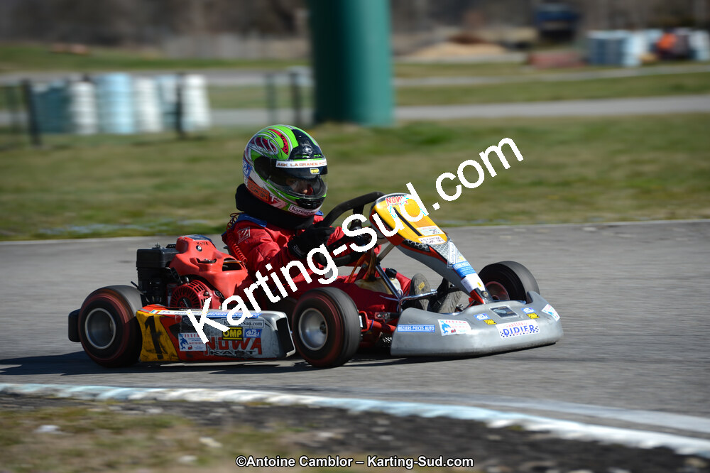 10/03/2013 : 1ère manche du Trophée Vincent Sanchez à Lavelanet (Photos Antoine Camblor) 2013 — karting