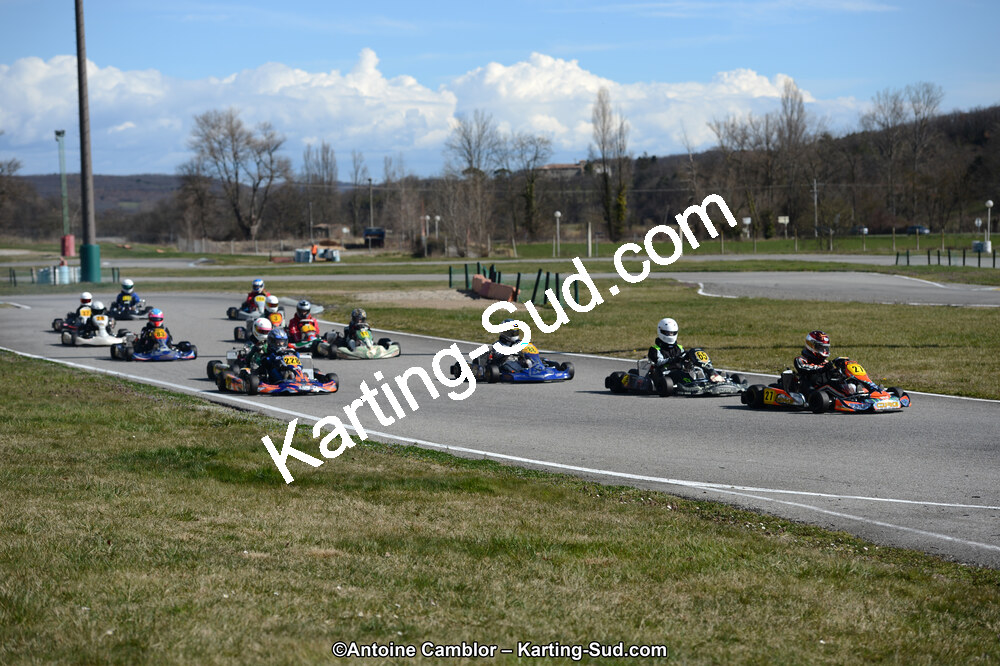 10/03/2013 : 1ère manche du Trophée Vincent Sanchez à Lavelanet (Photos Antoine Camblor) 2013 — karting