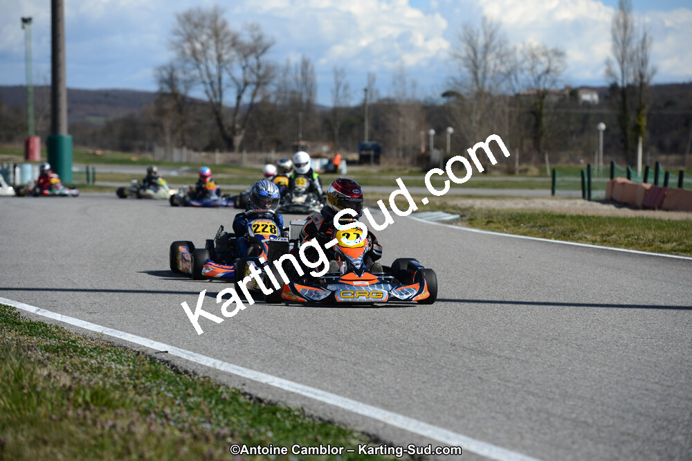 10/03/2013 : 1ère manche du Trophée Vincent Sanchez à Lavelanet (Photos Antoine Camblor) 2013 — karting