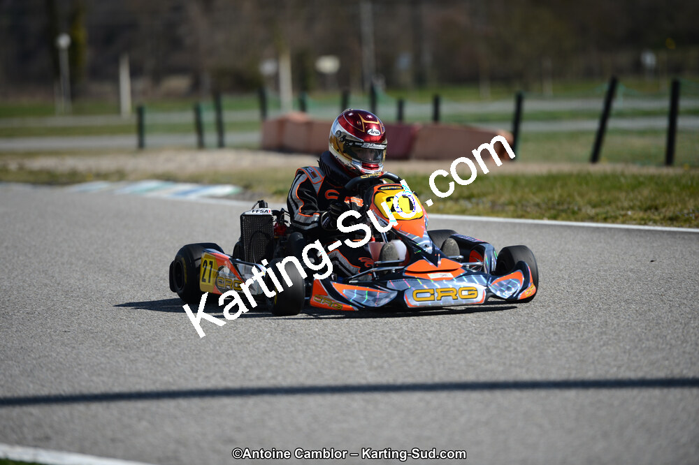 10/03/2013 : 1ère manche du Trophée Vincent Sanchez à Lavelanet (Photos Antoine Camblor) 2013 — karting