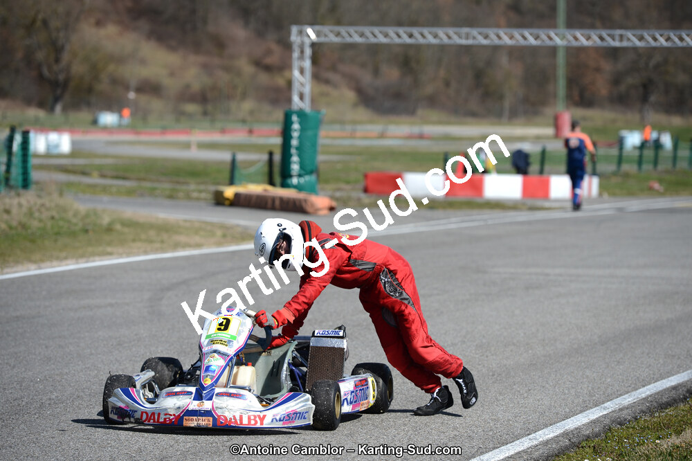 10/03/2013 : 1ère manche du Trophée Vincent Sanchez à Lavelanet (Photos Antoine Camblor) 2013 — karting