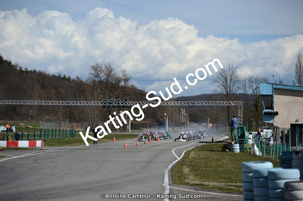 10/03/2013 : 1ère manche du Trophée Vincent Sanchez à Lavelanet (Photos Antoine Camblor) 2013 — karting
