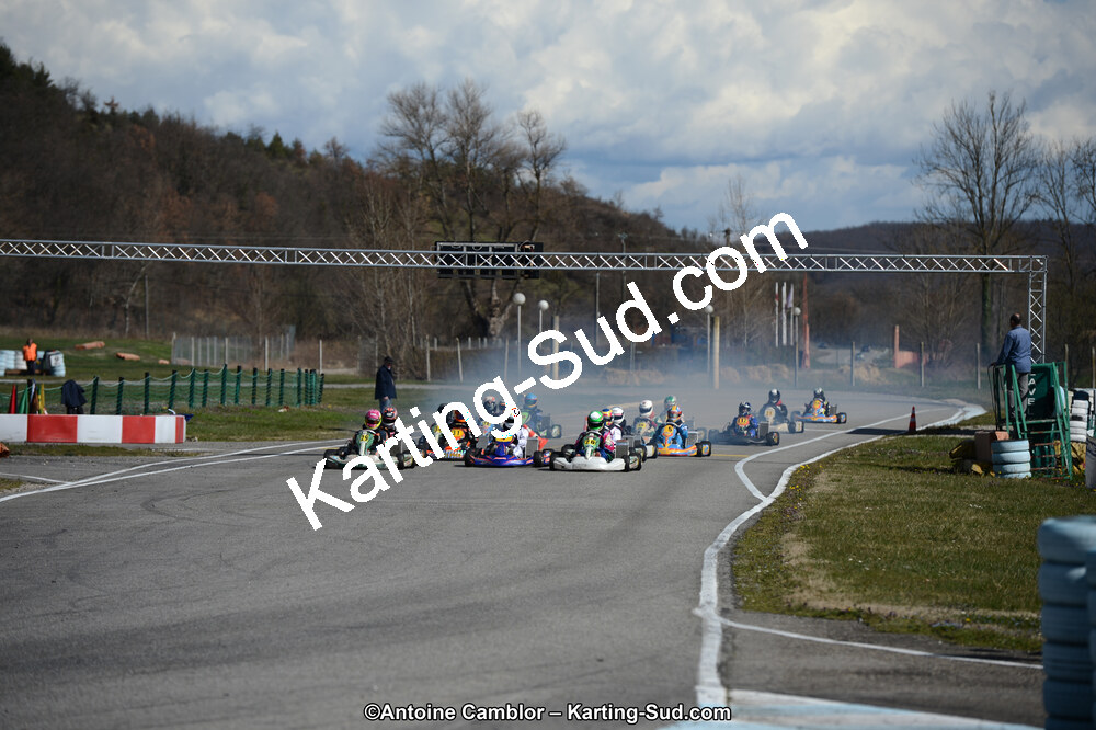 10/03/2013 : 1ère manche du Trophée Vincent Sanchez à Lavelanet (Photos Antoine Camblor) 2013 — karting