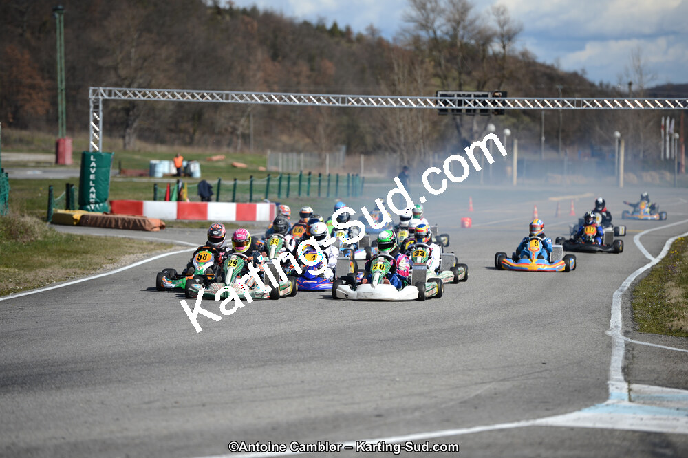 10/03/2013 : 1ère manche du Trophée Vincent Sanchez à Lavelanet (Photos Antoine Camblor) 2013 — karting