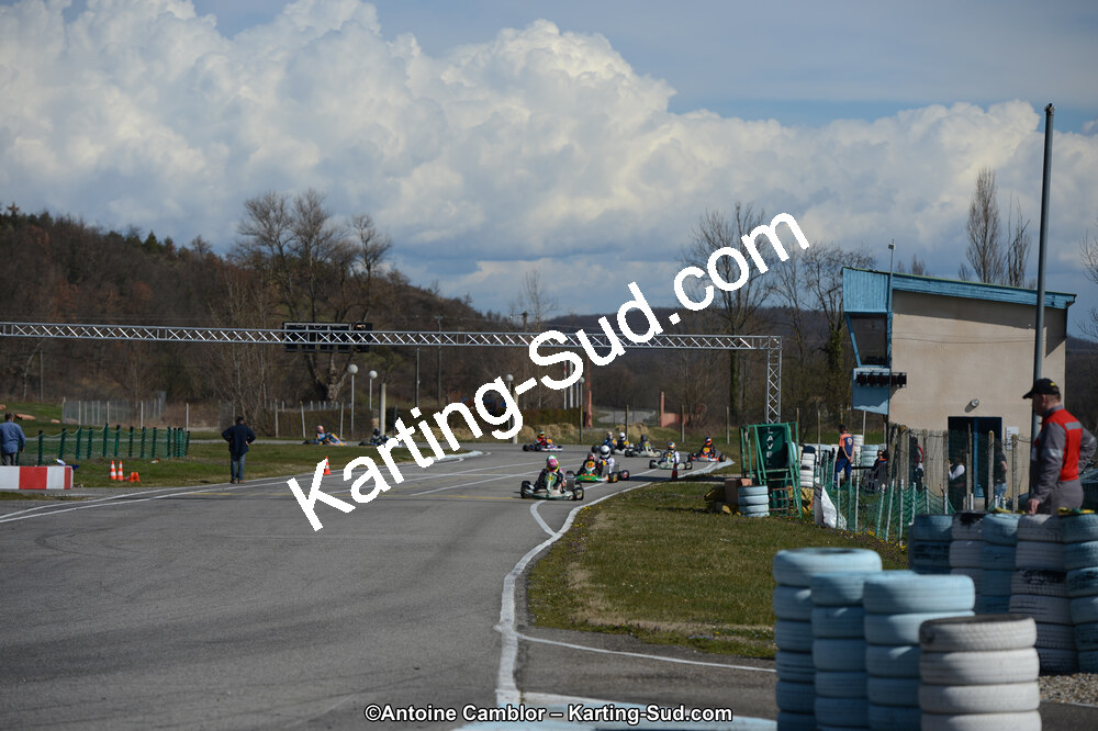 10/03/2013 : 1ère manche du Trophée Vincent Sanchez à Lavelanet (Photos Antoine Camblor) 2013 — karting