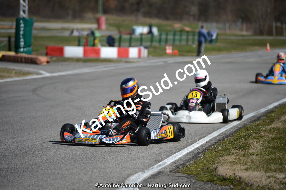 10/03/2013 : 1ère manche du Trophée Vincent Sanchez à Lavelanet (Photos Antoine Camblor) 2013 — karting