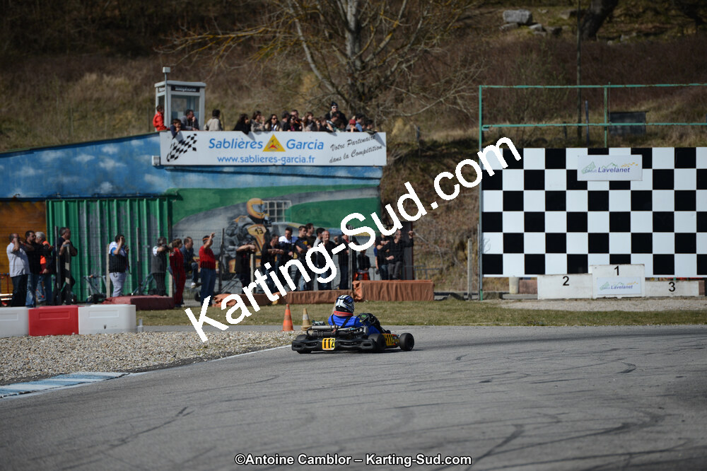 10/03/2013 : 1ère manche du Trophée Vincent Sanchez à Lavelanet (Photos Antoine Camblor) 2013 — karting