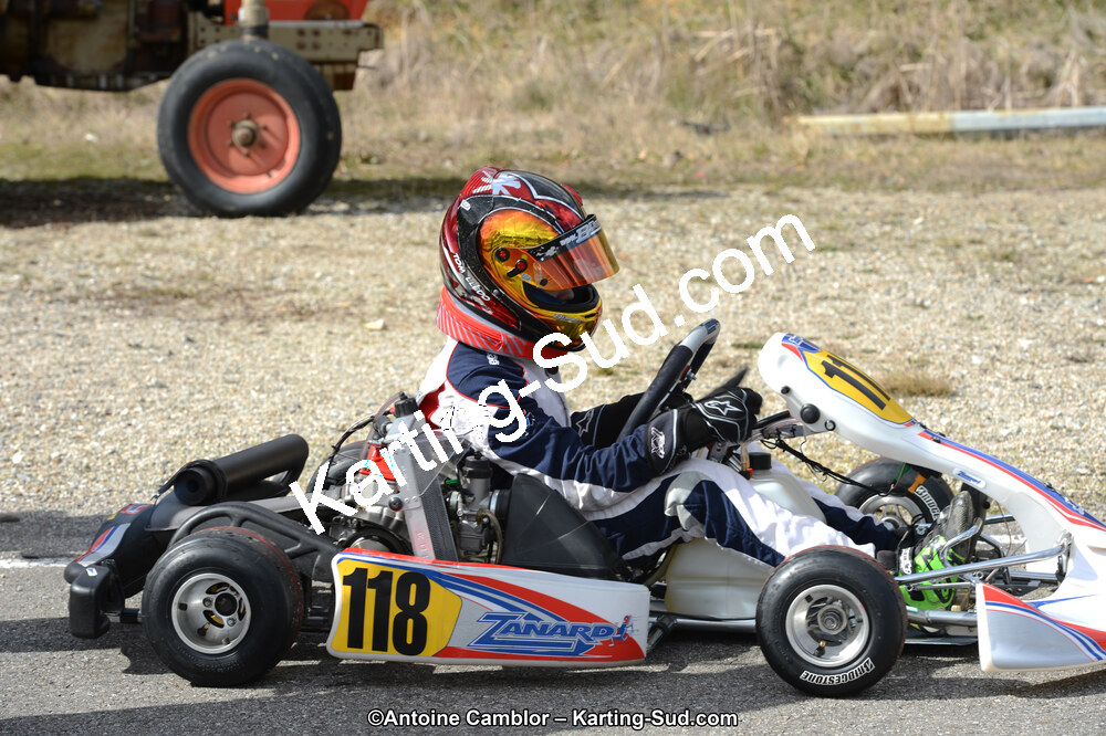 10/03/2013 : 1ère manche du Trophée Vincent Sanchez à Lavelanet (Photos Antoine Camblor) 2013 — karting
