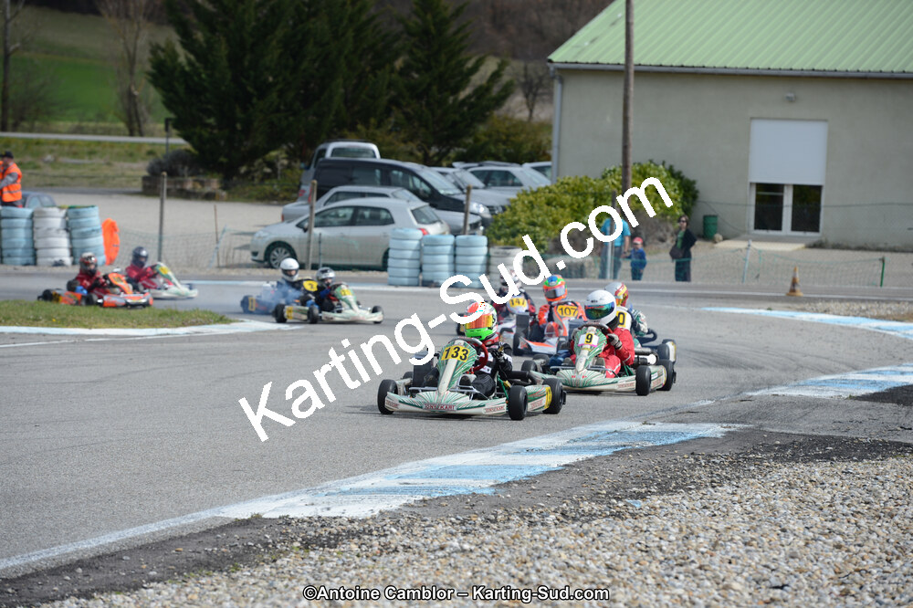 10/03/2013 : 1ère manche du Trophée Vincent Sanchez à Lavelanet (Photos Antoine Camblor) 2013 — karting