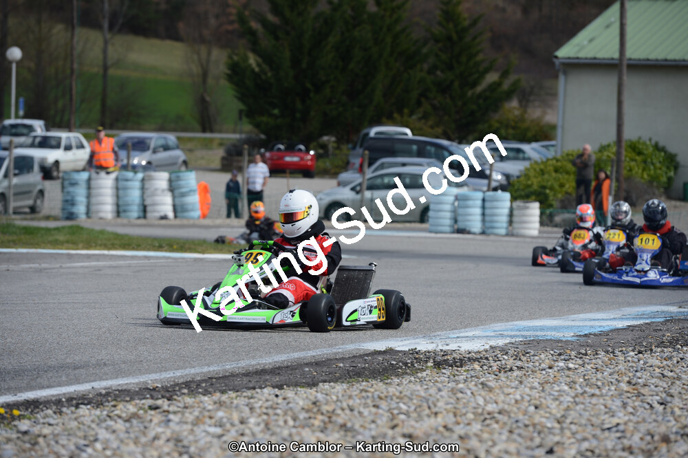10/03/2013 : 1ère manche du Trophée Vincent Sanchez à Lavelanet (Photos Antoine Camblor) 2013 — karting