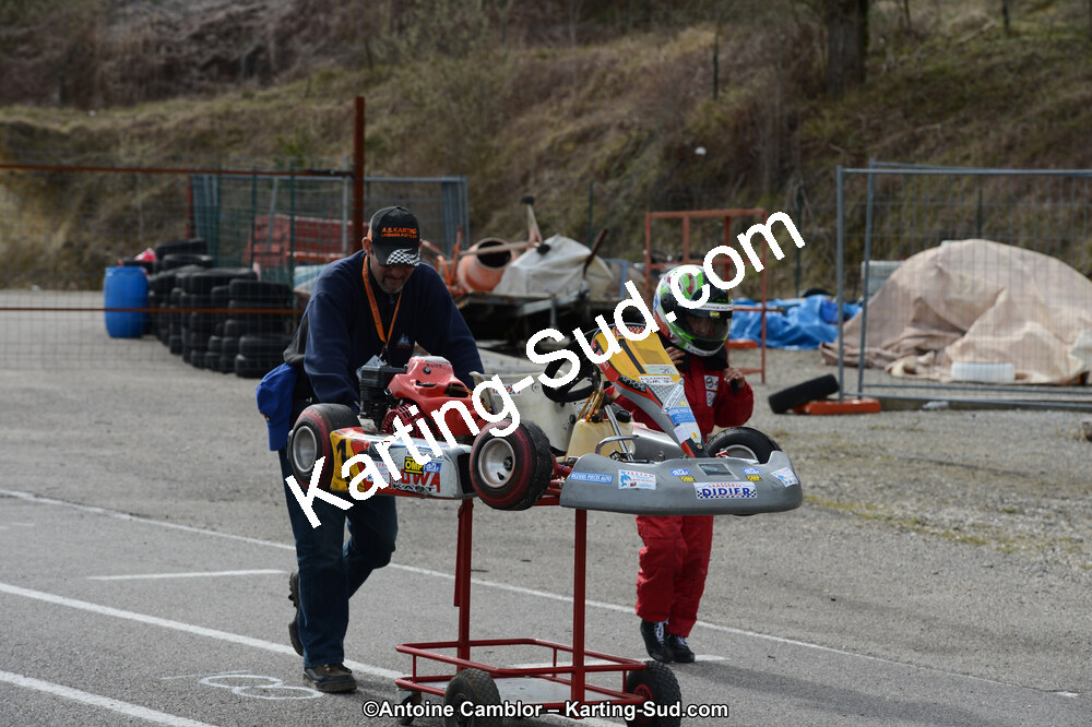 10/03/2013 : 1ère manche du Trophée Vincent Sanchez à Lavelanet (Photos Antoine Camblor) 2013 — karting
