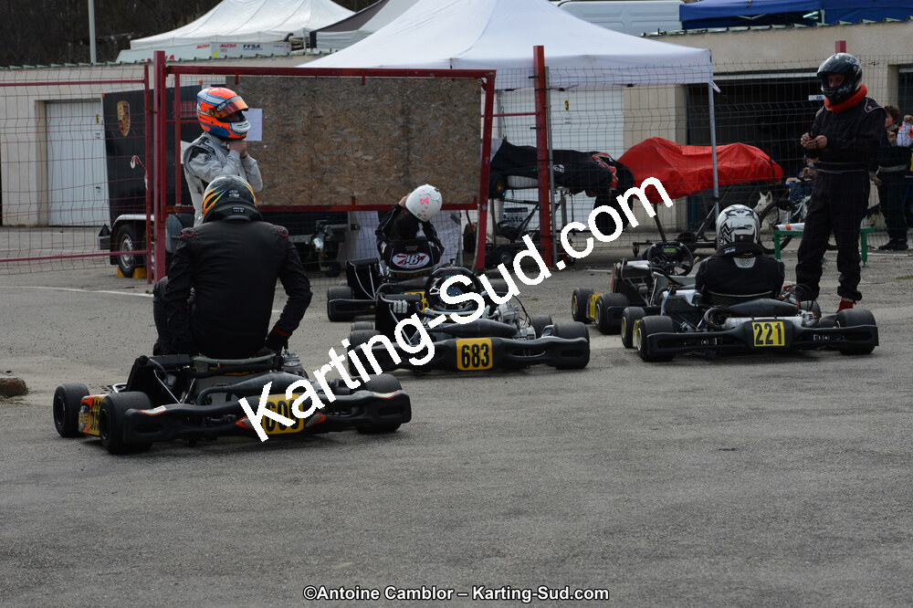 10/03/2013 : 1ère manche du Trophée Vincent Sanchez à Lavelanet (Photos Antoine Camblor) 2013 — karting