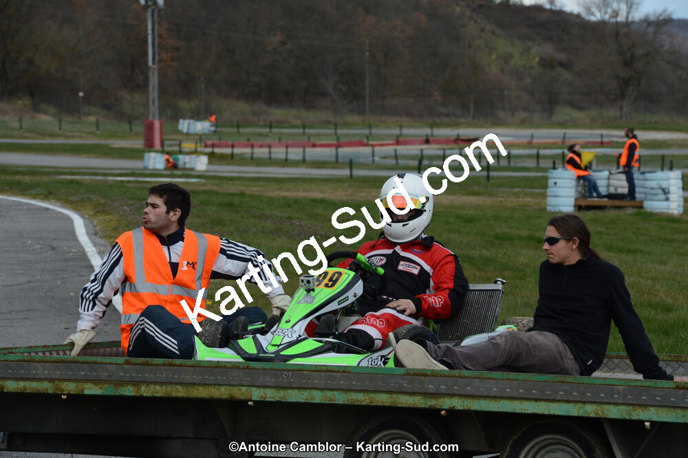 10/03/2013 : 1ère manche du Trophée Vincent Sanchez à Lavelanet (Photos Antoine Camblor) 2013 — karting