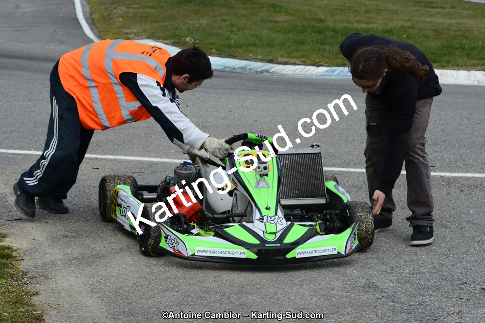 10/03/2013 : 1ère manche du Trophée Vincent Sanchez à Lavelanet (Photos Antoine Camblor) 2013 — karting