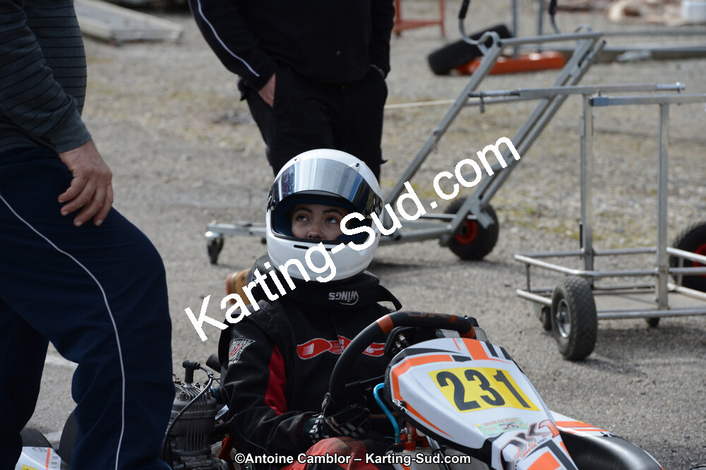 10/03/2013 : 1ère manche du Trophée Vincent Sanchez à Lavelanet (Photos Antoine Camblor) 2013 — karting