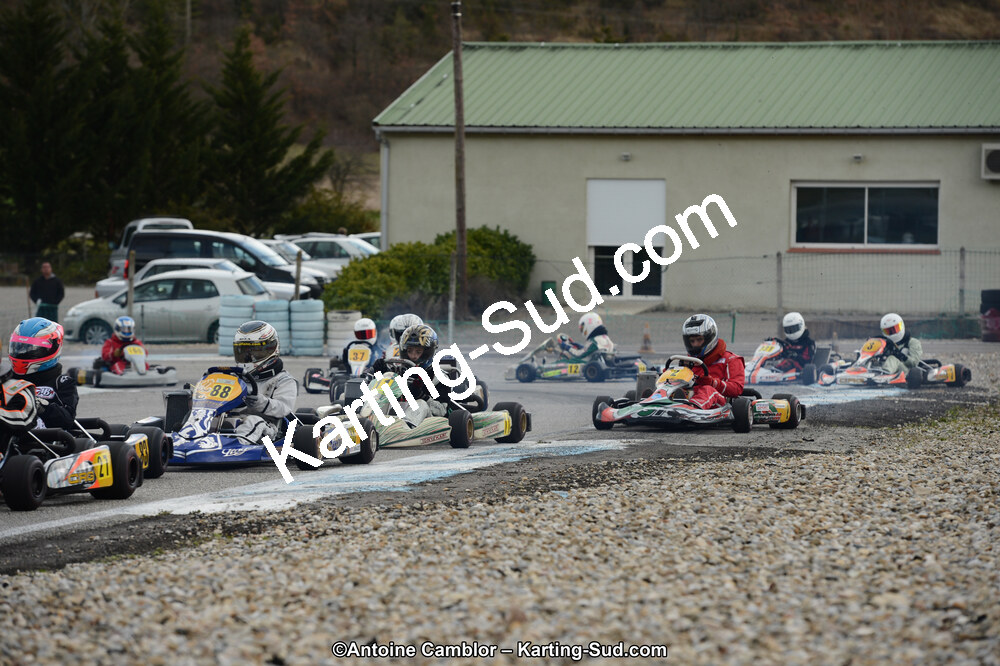 10/03/2013 : 1ère manche du Trophée Vincent Sanchez à Lavelanet (Photos Antoine Camblor) 2013 — karting