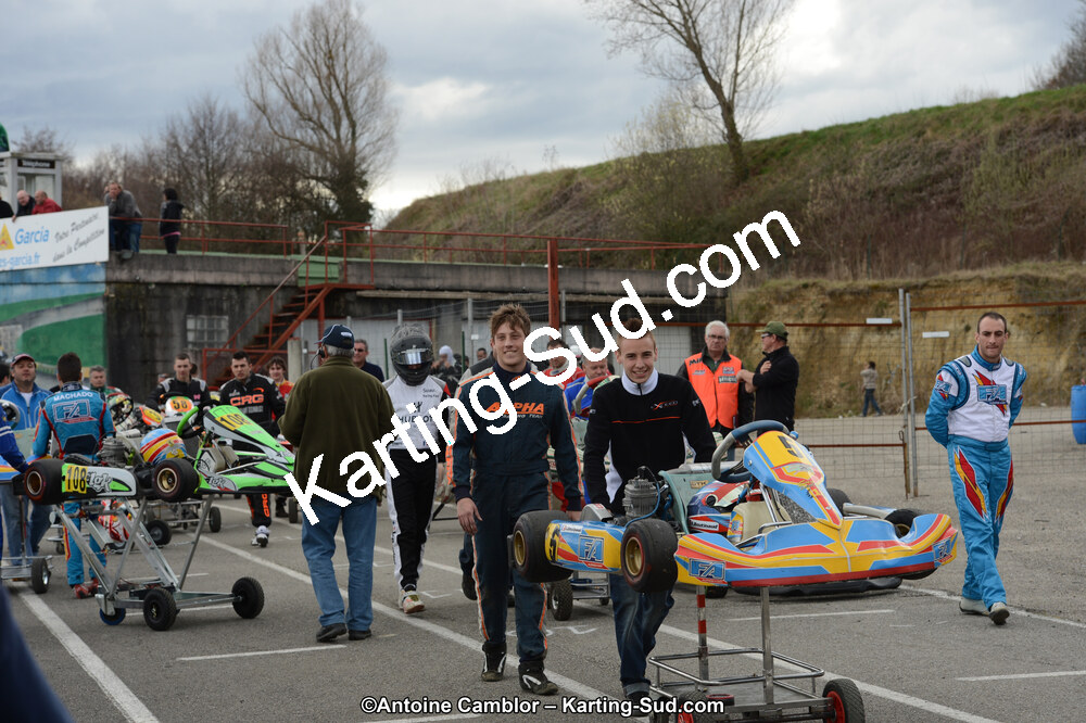 10/03/2013 : 1ère manche du Trophée Vincent Sanchez à Lavelanet (Photos Antoine Camblor) 2013 — karting