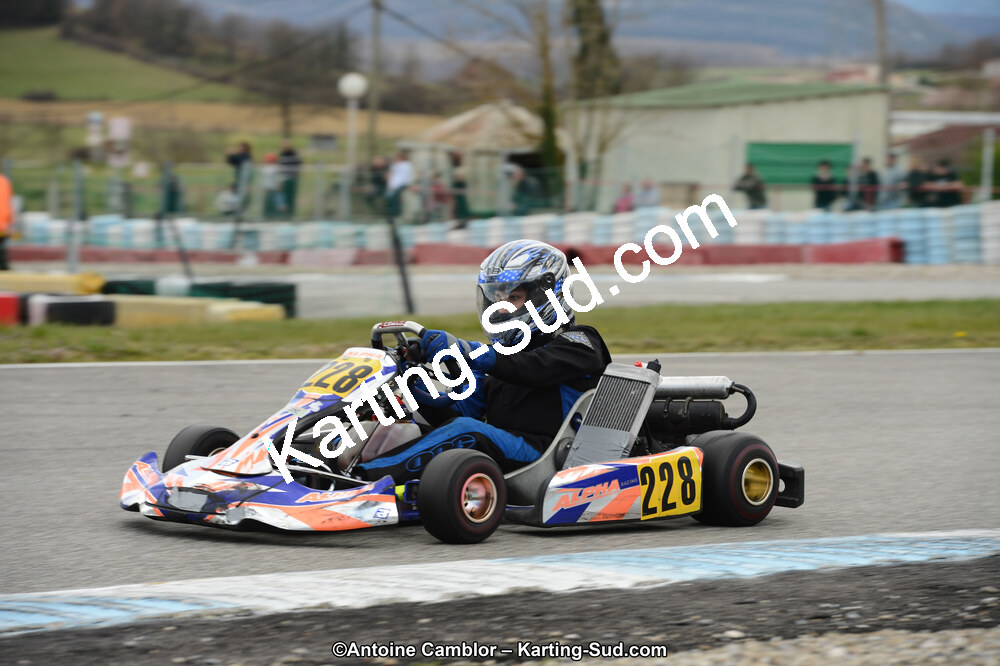 10/03/2013 : 1ère manche du Trophée Vincent Sanchez à Lavelanet (Photos Antoine Camblor) 2013 — karting