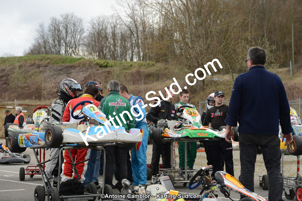 10/03/2013 : 1ère manche du Trophée Vincent Sanchez à Lavelanet (Photos Antoine Camblor) 2013 — karting