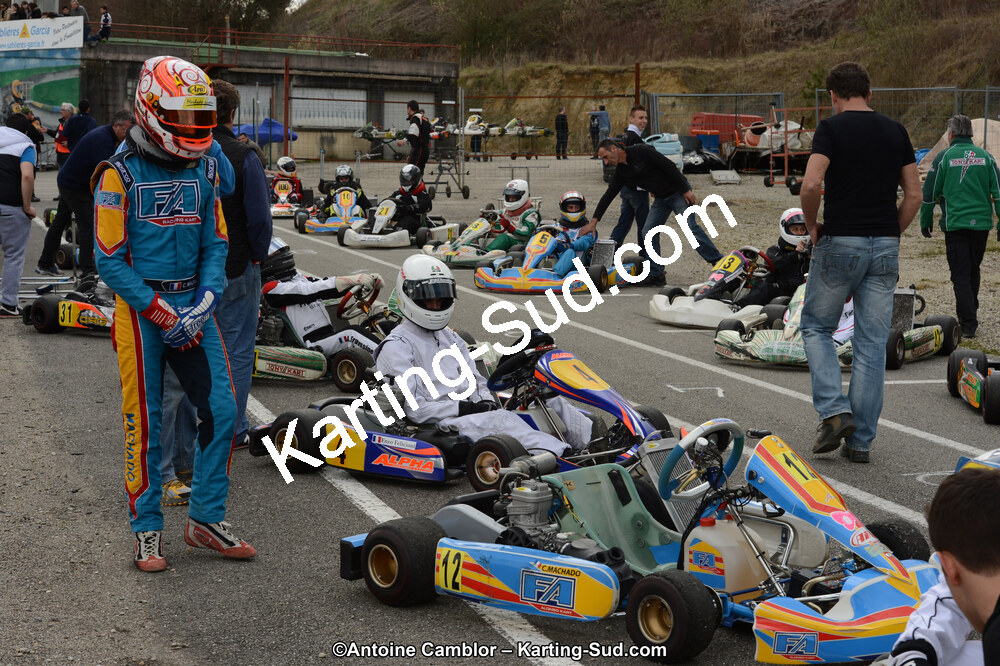 10/03/2013 : 1ère manche du Trophée Vincent Sanchez à Lavelanet (Photos Antoine Camblor) 2013 — karting