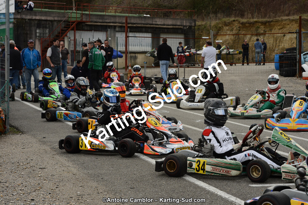 10/03/2013 : 1ère manche du Trophée Vincent Sanchez à Lavelanet (Photos Antoine Camblor) 2013 — karting