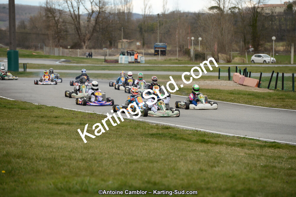 10/03/2013 : 1ère manche du Trophée Vincent Sanchez à Lavelanet (Photos Antoine Camblor) 2013 — karting