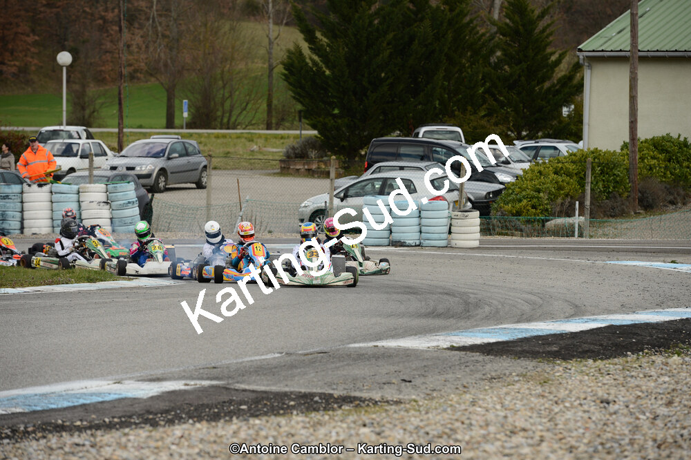 10/03/2013 : 1ère manche du Trophée Vincent Sanchez à Lavelanet (Photos Antoine Camblor) 2013 — karting