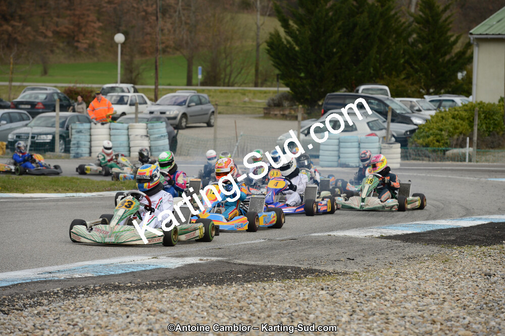 10/03/2013 : 1ère manche du Trophée Vincent Sanchez à Lavelanet (Photos Antoine Camblor) 2013 — karting