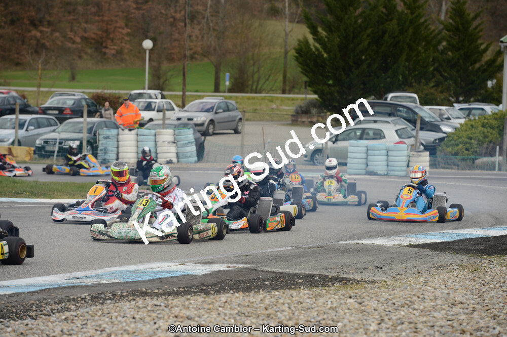 10/03/2013 : 1ère manche du Trophée Vincent Sanchez à Lavelanet (Photos Antoine Camblor) 2013 — karting