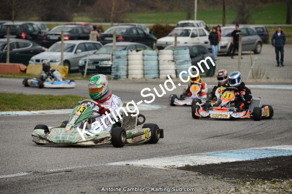 10/03/2013 : 1ère manche du Trophée Vincent Sanchez à Lavelanet (Photos Antoine Camblor) 2013 — karting