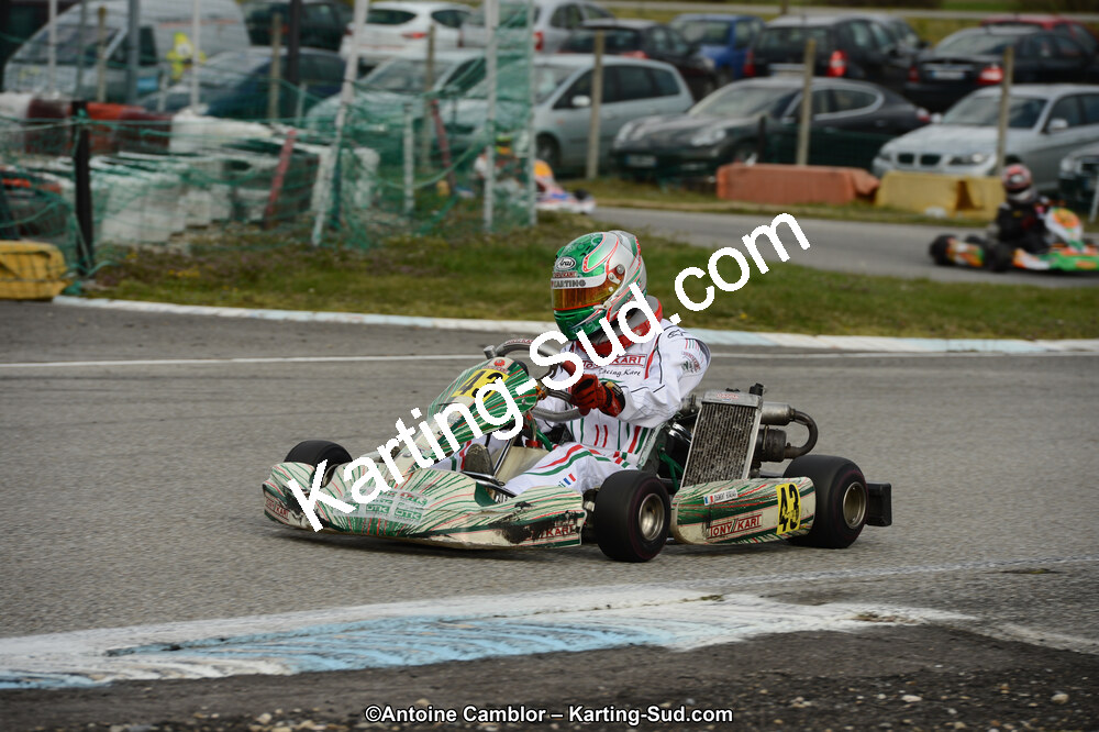 10/03/2013 : 1ère manche du Trophée Vincent Sanchez à Lavelanet (Photos Antoine Camblor) 2013 — karting