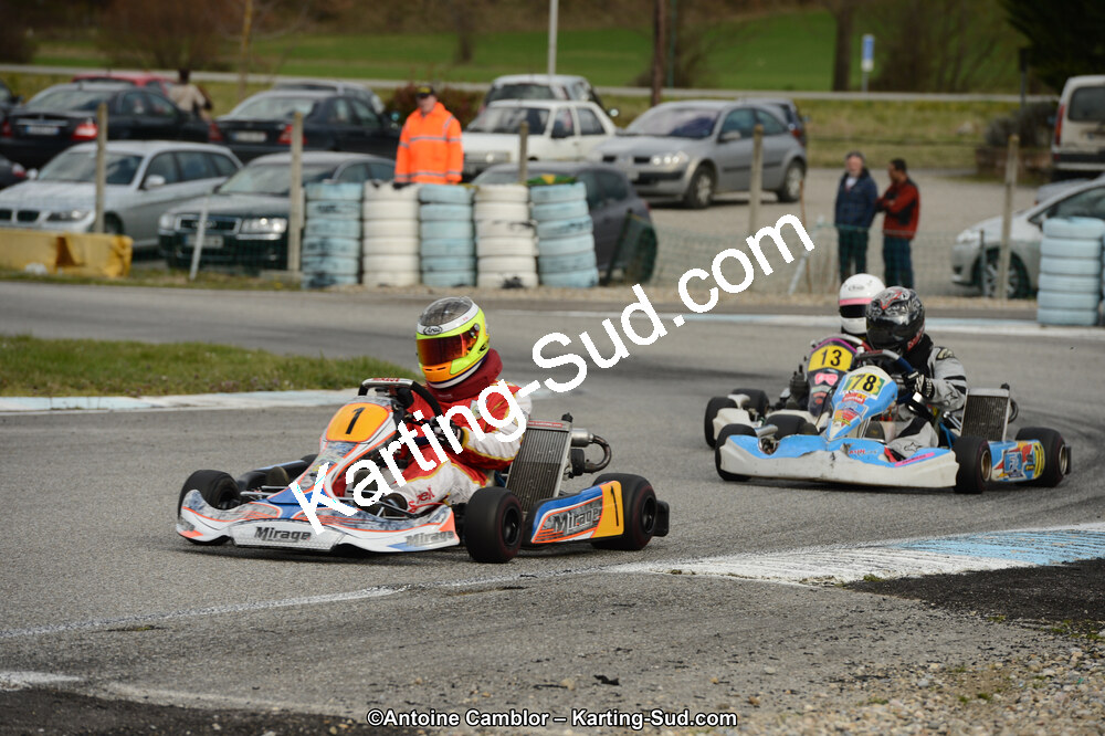 10/03/2013 : 1ère manche du Trophée Vincent Sanchez à Lavelanet (Photos Antoine Camblor) 2013 — karting