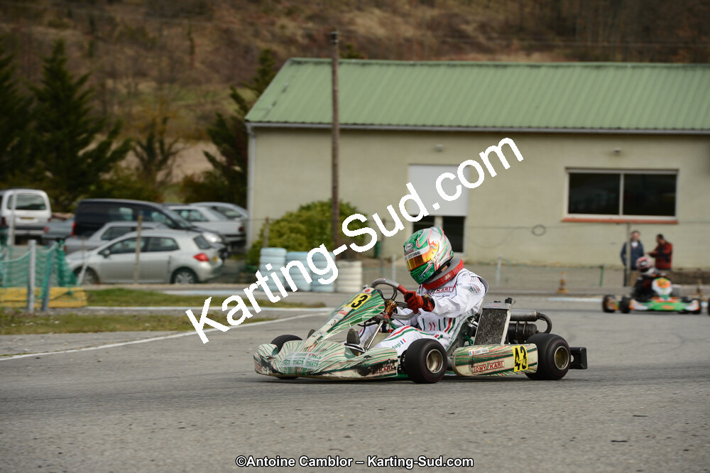 10/03/2013 : 1ère manche du Trophée Vincent Sanchez à Lavelanet (Photos Antoine Camblor) 2013 — karting
