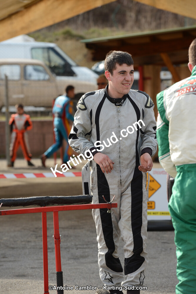 10/03/2013 : 1ère manche du Trophée Vincent Sanchez à Lavelanet (Photos Antoine Camblor) 2013 — karting