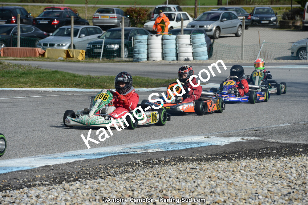10/03/2013 : 1ère manche du Trophée Vincent Sanchez à Lavelanet (Photos Antoine Camblor) 2013 — karting