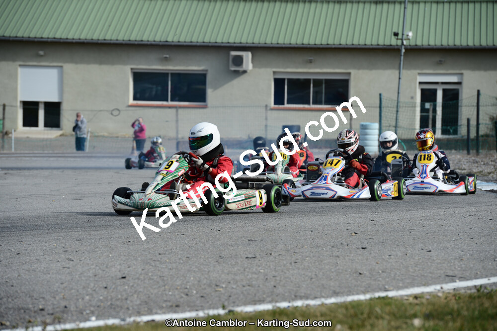 10/03/2013 : 1ère manche du Trophée Vincent Sanchez à Lavelanet (Photos Antoine Camblor) 2013 — karting