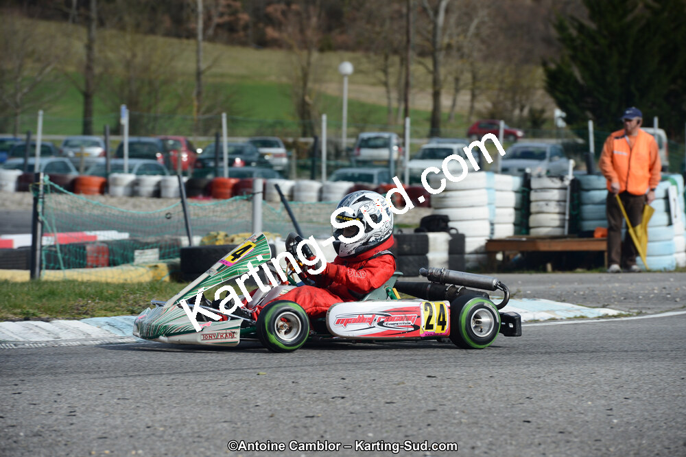 10/03/2013 : 1ère manche du Trophée Vincent Sanchez à Lavelanet (Photos Antoine Camblor) 2013 — karting