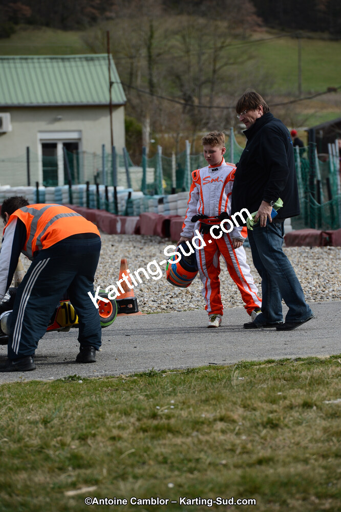 10/03/2013 : 1ère manche du Trophée Vincent Sanchez à Lavelanet (Photos Antoine Camblor) 2013 — karting