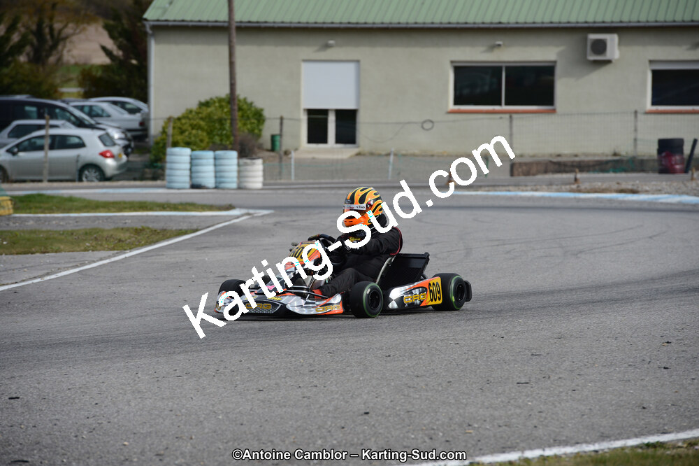 10/03/2013 : 1ère manche du Trophée Vincent Sanchez à Lavelanet (Photos Antoine Camblor) 2013 — karting