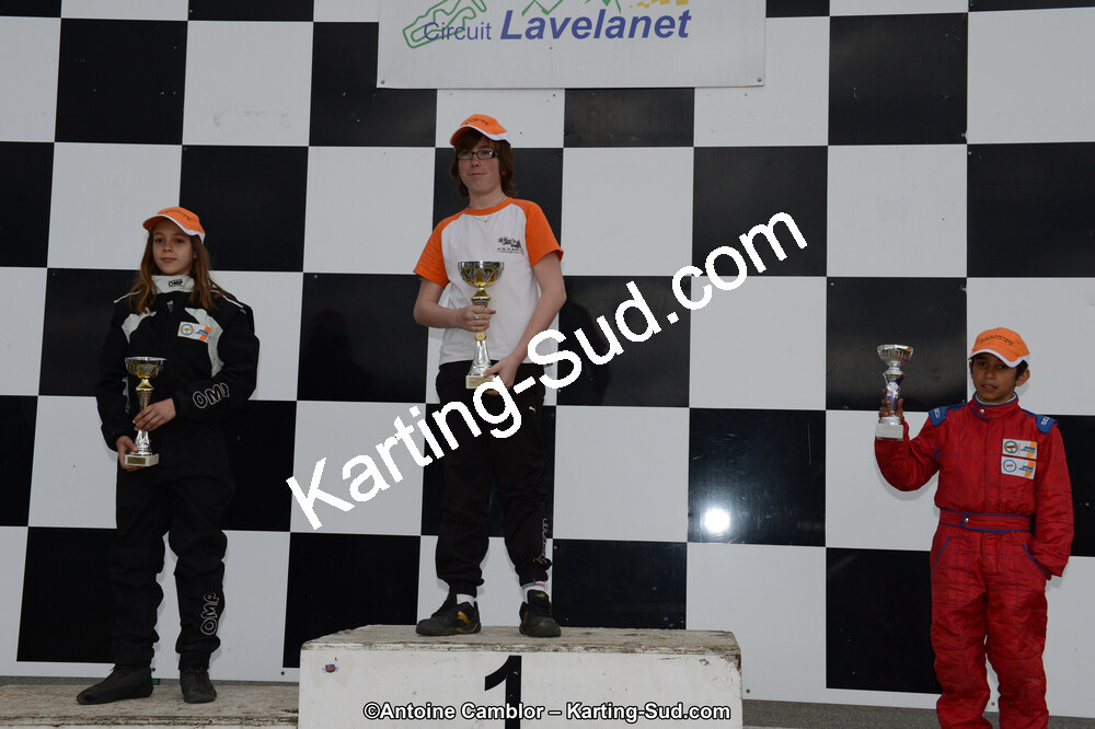 10/03/2013 : 1ère manche du Trophée Vincent Sanchez à Lavelanet (Photos Antoine Camblor) 2013 — karting
